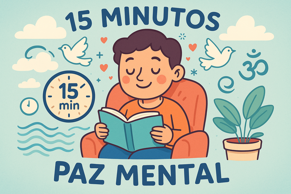 Leer 15 minutos da paz mental