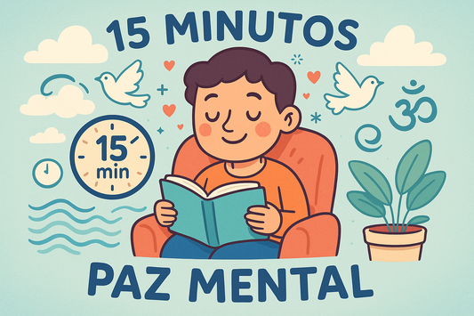 Leer 15 minutos da paz mental